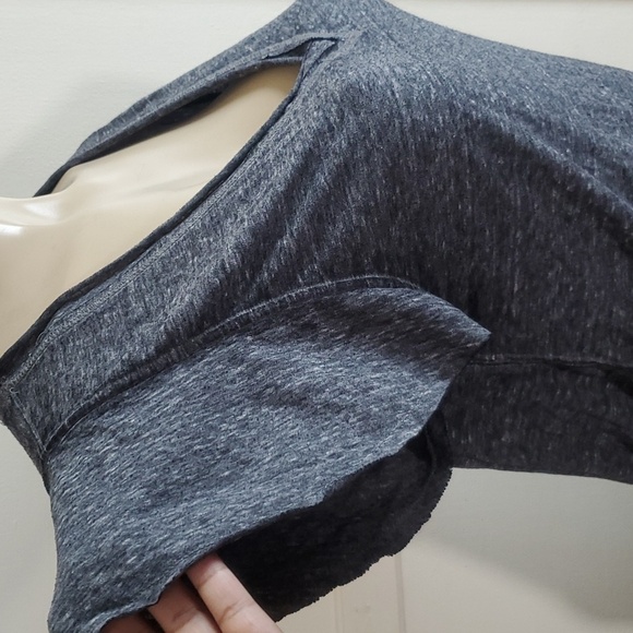 We The Free Effortless Short Sleeve T-Shirt in Charcoal Grey Size Small - Picture 5 of 11